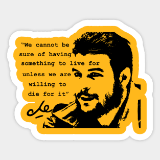 Che Guevara Quote Sticker